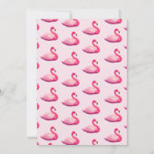 Malibu Beach Doll Retro Birthday Pool Party Einladung (Rückseite)