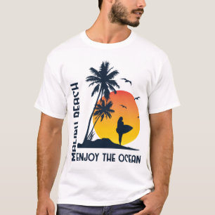 Malibu Beach Genießen Sie den Ozean T-Shirt