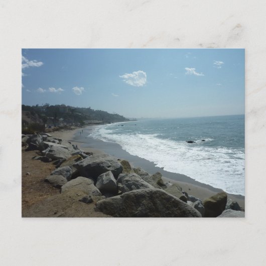 Malibu Beach Postcard Postkarte (Vorderseite)