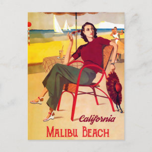 Malibu Beach Postkarte