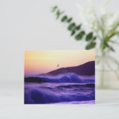 Malibu Beach Postkarte (Stehend Vorderseite)