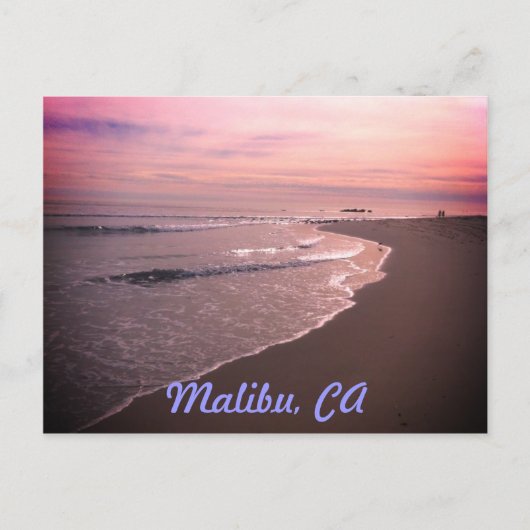 Malibu Beach Postkarte (Vorderseite)