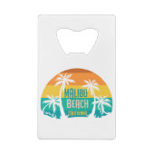 Malibu Beach Retro Geldbeutel Flaschenöffner (Rückseite)