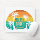 Malibu Beach Retro Mousepad (Mit Mouse)