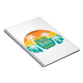 Malibu Beach Retro Notizblock (Rechte Seite)
