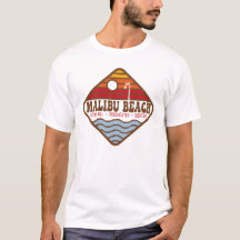 Malibu Beach Souvenir T - Shirt - Dorchester, Bost