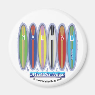 Malibu Beach Surfboards Magnet