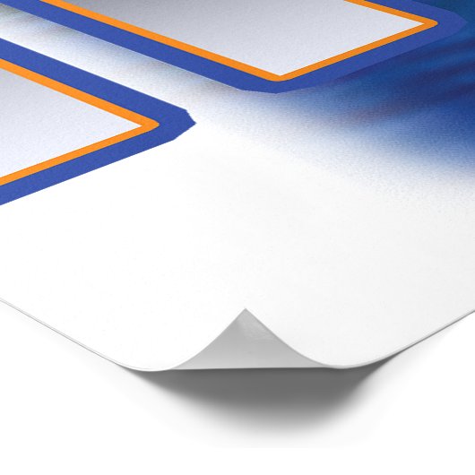 Malibu Beach Surfing Poster (Ecke)