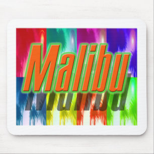 "Malibu" Bunte Palmen-Mauspad Mousepad