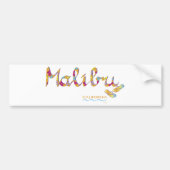 Malibu, CA Autoaufkleber (Vorne)