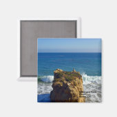 Malibu CA Beach Magnet (Vorderseite/Rückseite)