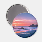Malibu, CA-Foto Magnet (Vorderseite/Rückseite)
