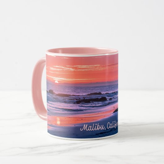 Malibu, CA-Foto Tasse (Vorderseite Links)