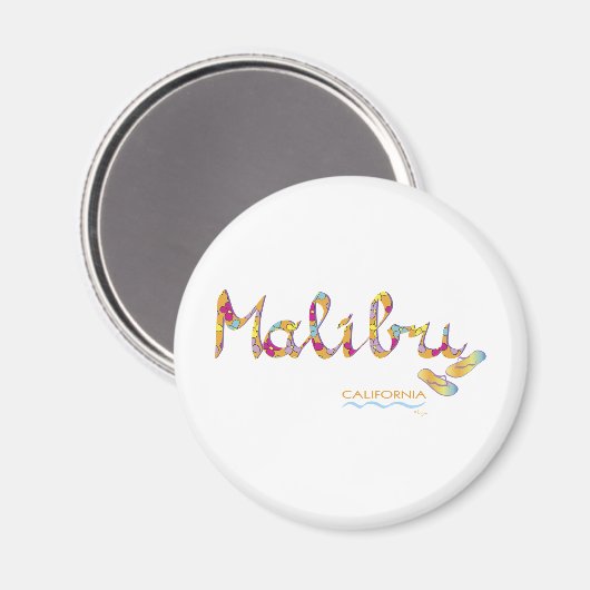 Malibu, CA Magnet (Vorderseite/Rückseite)