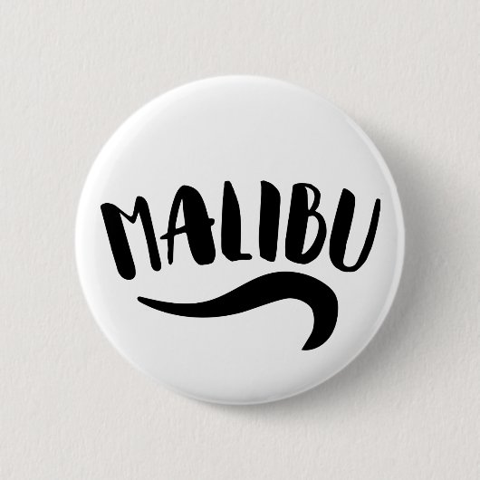 Malibu California Button (Vorderseite)