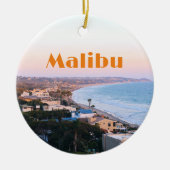 Malibu California Coast Foto Keramik Ornament (Vorne)