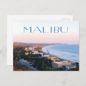 Malibu California Coast Foto Postkarte (Vorne/Hinten)