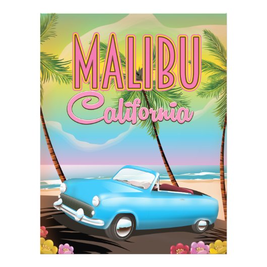 Malibu California Fotodruck (Vorne)