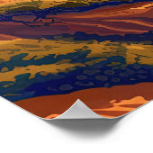 Malibu California Los Angeles El Matador Beach Poster (Ecke)