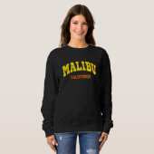 Malibu California Republic - Sporty Aesthetic Desi Sweatshirt (Vorne ganz)