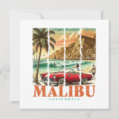 Malibu California - Sportwagen Landschaftliche Küs (Vorderseite)