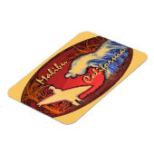 Malibu California Surfer-Wave-Art-Rechteckmagnet Magnet (Linke Seite)