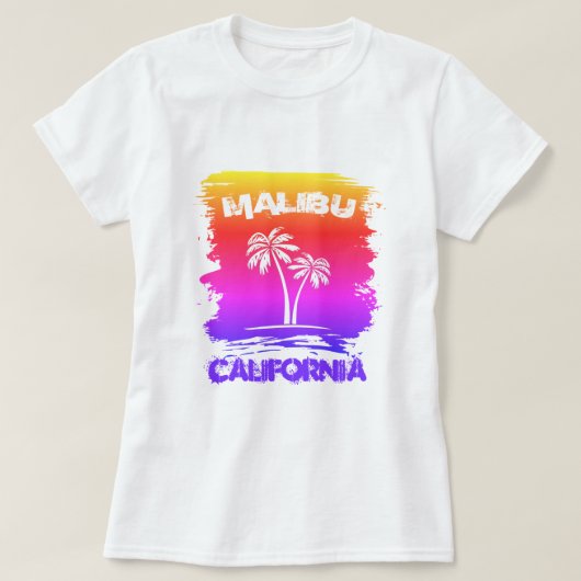 Malibu California T - Shirt (Design vorne)