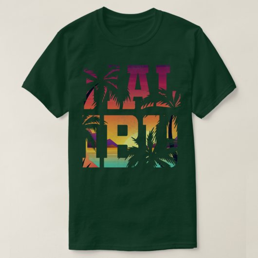 Malibu California T-Shirt (Design vorne)