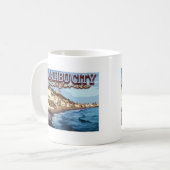 MALIBU CITY - LOS ANGELES CALIFORNIA KAFFEETASSE (Vorderseite Links)