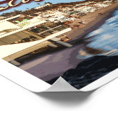 MALIBU CITY - LOS ANGELES CALIFORNIA POSTER (Ecke)