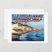 MALIBU CITY - LOS ANGELES CALIFORNIA POSTKARTE (Vorne/Hinten)