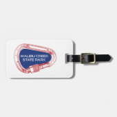 Malibu Creek Staat Park Rockner Gepäckanhänger (Vorderseite horizontal)