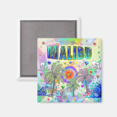 Malibu Deep Dream Magnet (Vorderseite/Rückseite)
