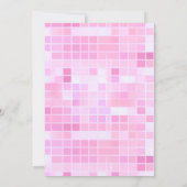 Malibu Doll Besties Beach Birthday Pink Glitzer Einladung (Rückseite)