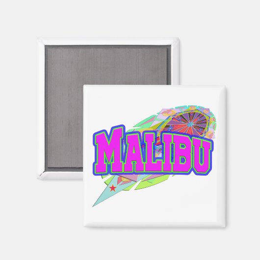 Malibu Future Magnet (Vorderseite/Rückseite)