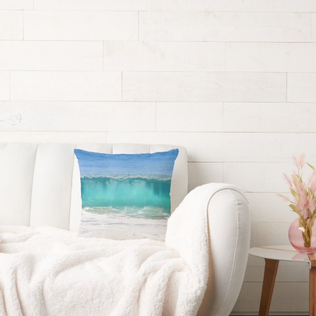 Malibu Gem Wave Throw Kissen (Liege)