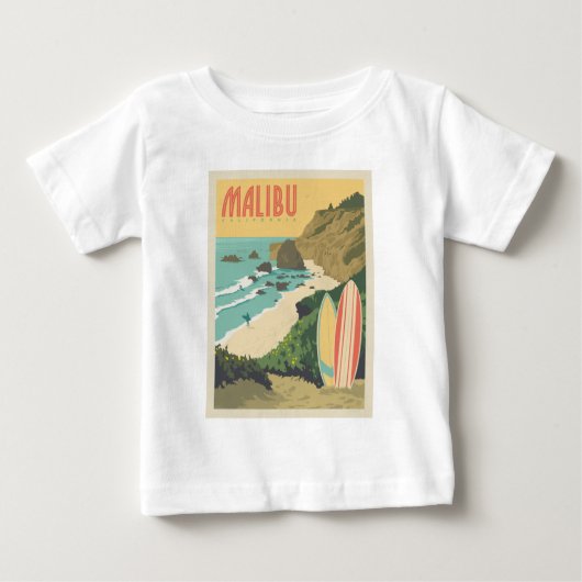 Malibu, Kalifornien Baby T-shirt (Vorderseite)