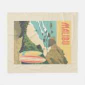 Malibu, Kalifornien Fleecedecke (Vorderseite (Horizontal))