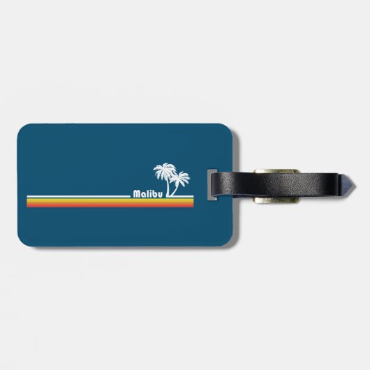 Malibu, Kalifornien Gepäckanhänger (Rückseite horizontal)