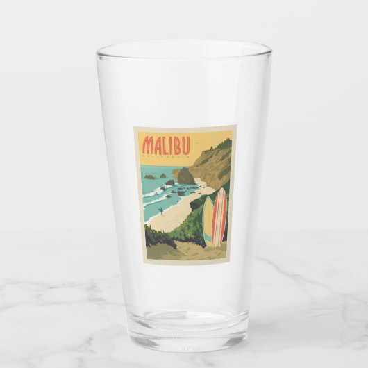 Malibu, Kalifornien Glas (Vorderseite)