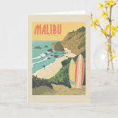 Malibu, Kalifornien Karte (Gelbe Blume)