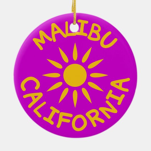 Malibu, Kalifornien Keramikornament (Hinten)