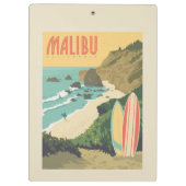Malibu, Kalifornien Klemmbrett (Rückseite)