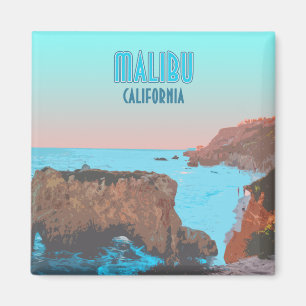 Malibu Kalifornien Matador Beach Vintage Magnet