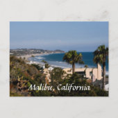 Malibu, Kalifornien Postkarte (Vorderseite)