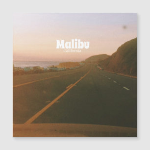 Malibu, Kalifornien Roadtrip Magnetkarte