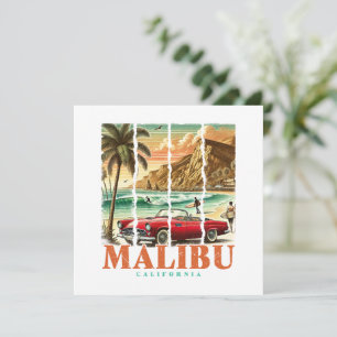 Malibu Kalifornien - Sportwagen mit landschaftlich