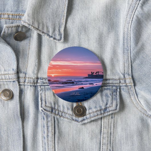 Malibu, malerisches Foto CA Button (Beispiel)