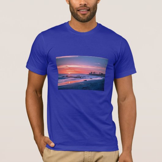 Malibu, malerisches Foto CA T-Shirt (Vorderseite)