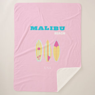 Malibu, Malibu Beach, Preppy, Preppy Girl, Pink Sherpadecke